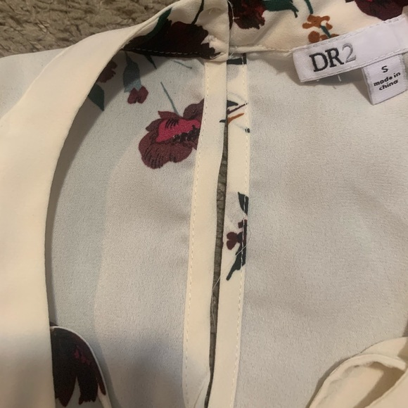DR2 Floral Blouse Top Small - Picture 6 of 7